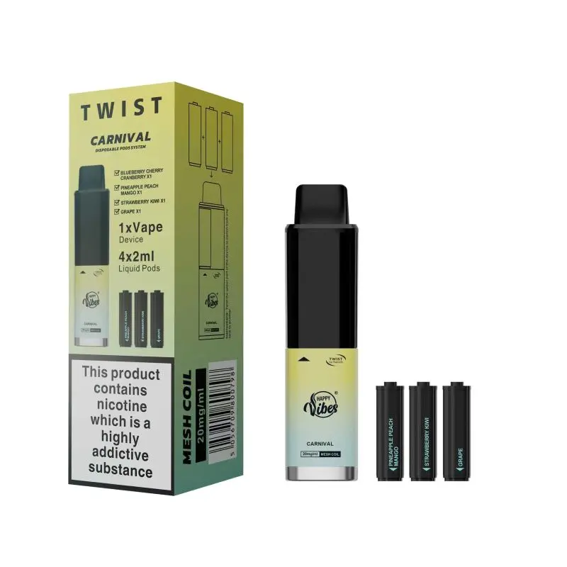 Carnival Happy Vibes Twist 2400 Disposable Vape 